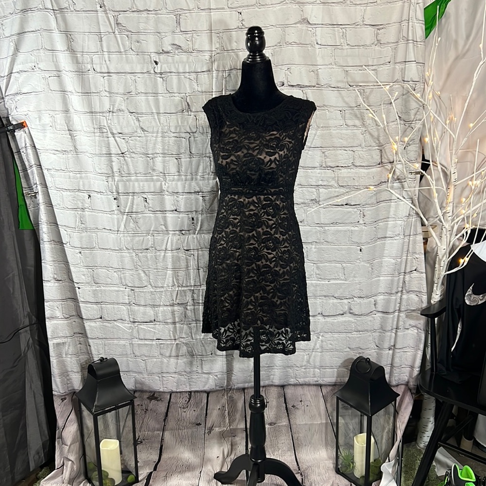 Vintage Glamour Black Lace INC Dress, Size OP, NWT